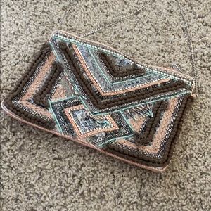 Beaded crossbody bag